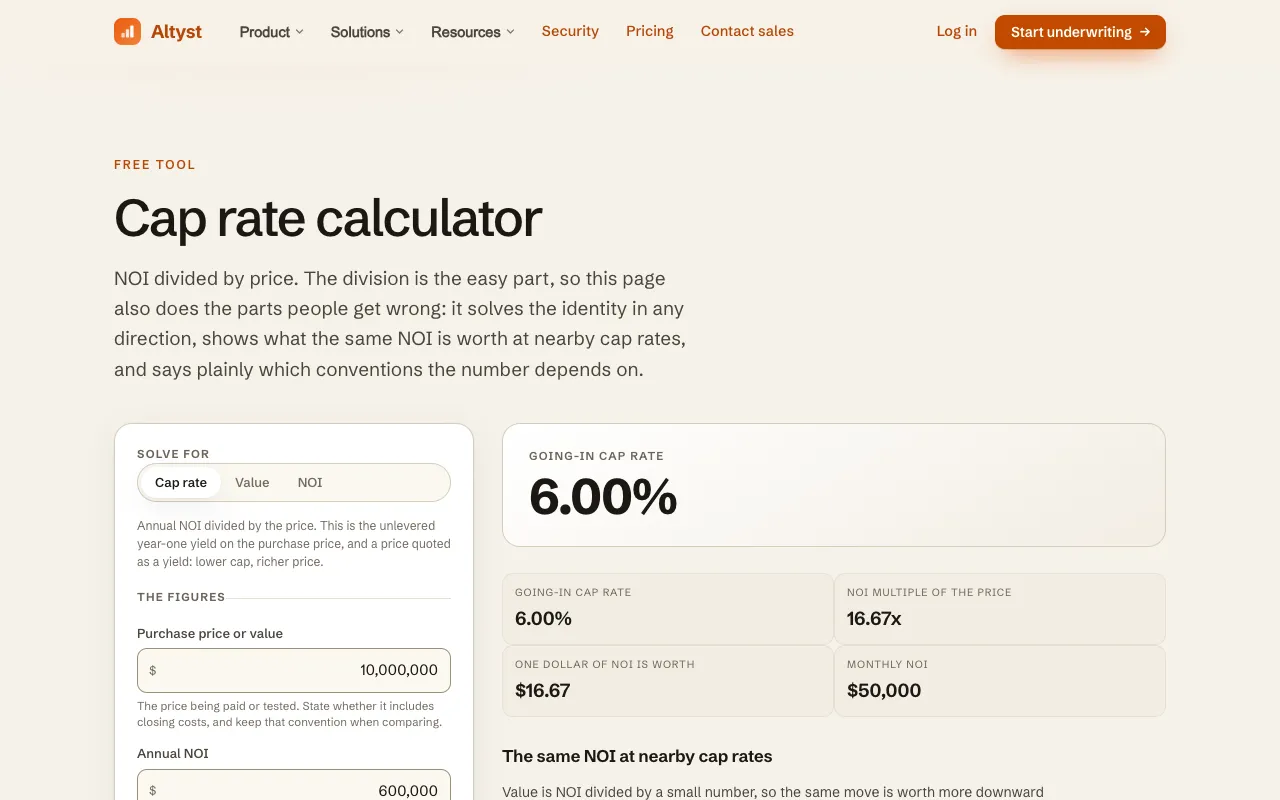 Screenshot of Altyst
