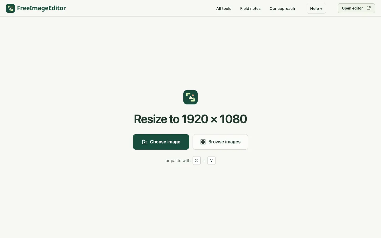 Screenshot of Free Image Editor
