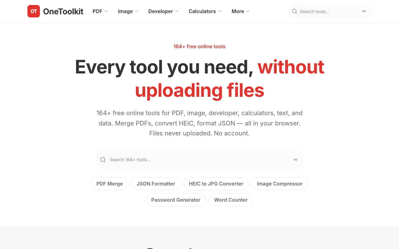 Screenshot of File Conversion Tools Suite