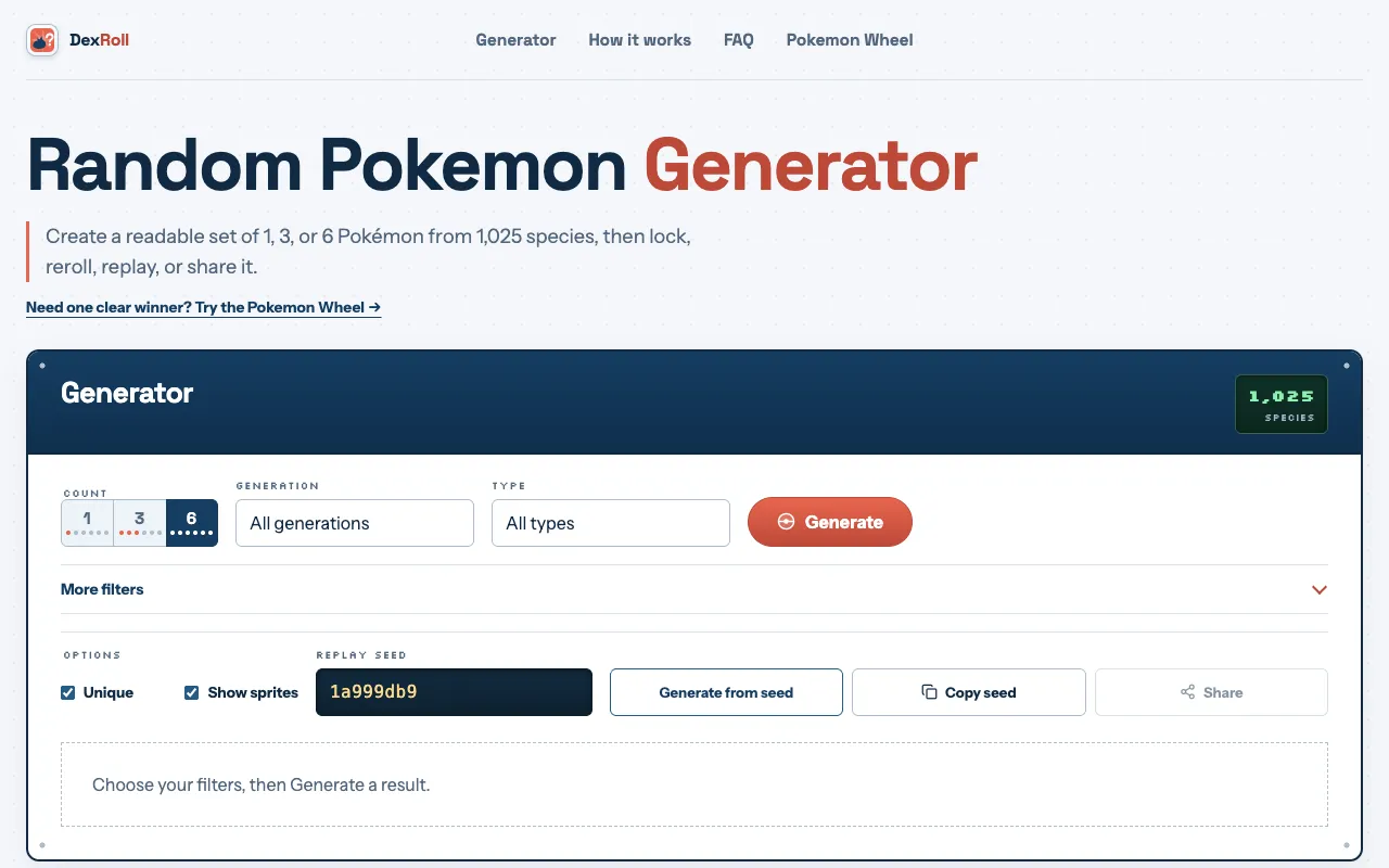 Screenshot of Pokemon Randomizer