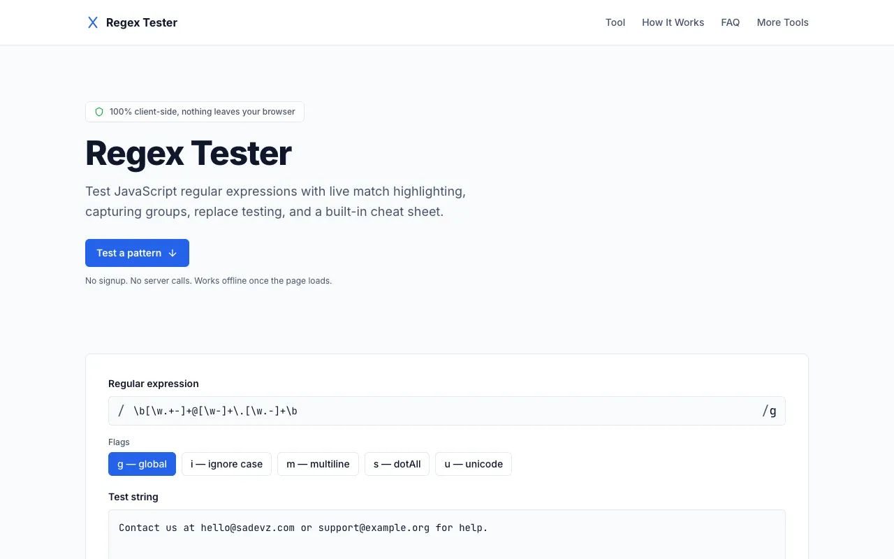 Screenshot of Sadevz