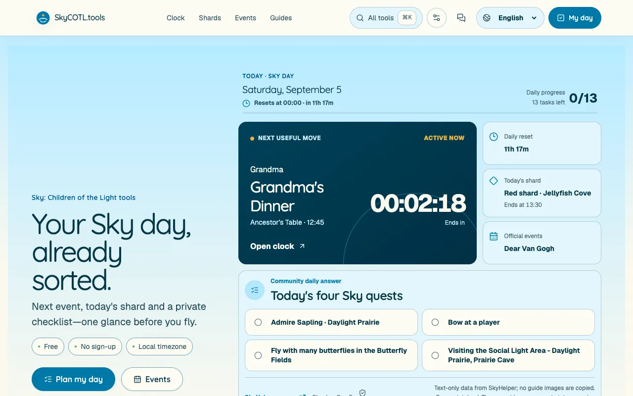 Screenshot of Game Tools Suite