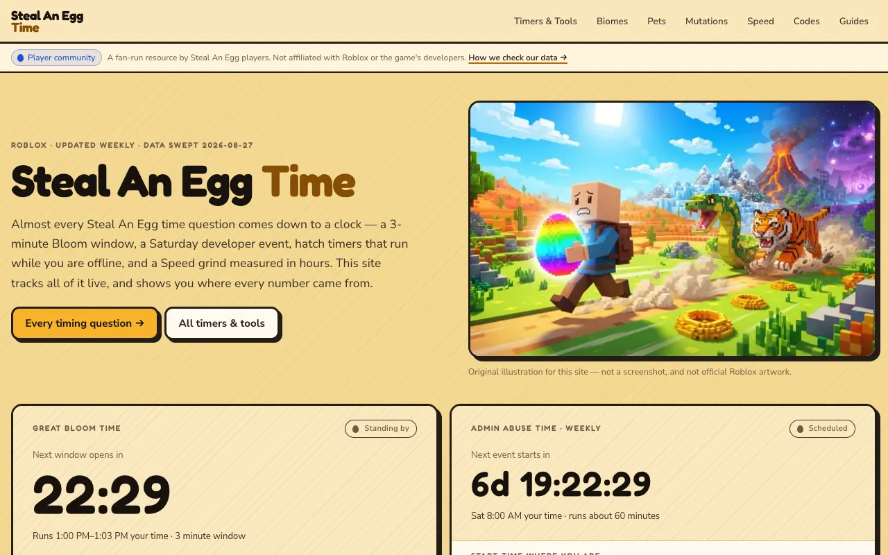 Screenshot of Roblox Game Companion