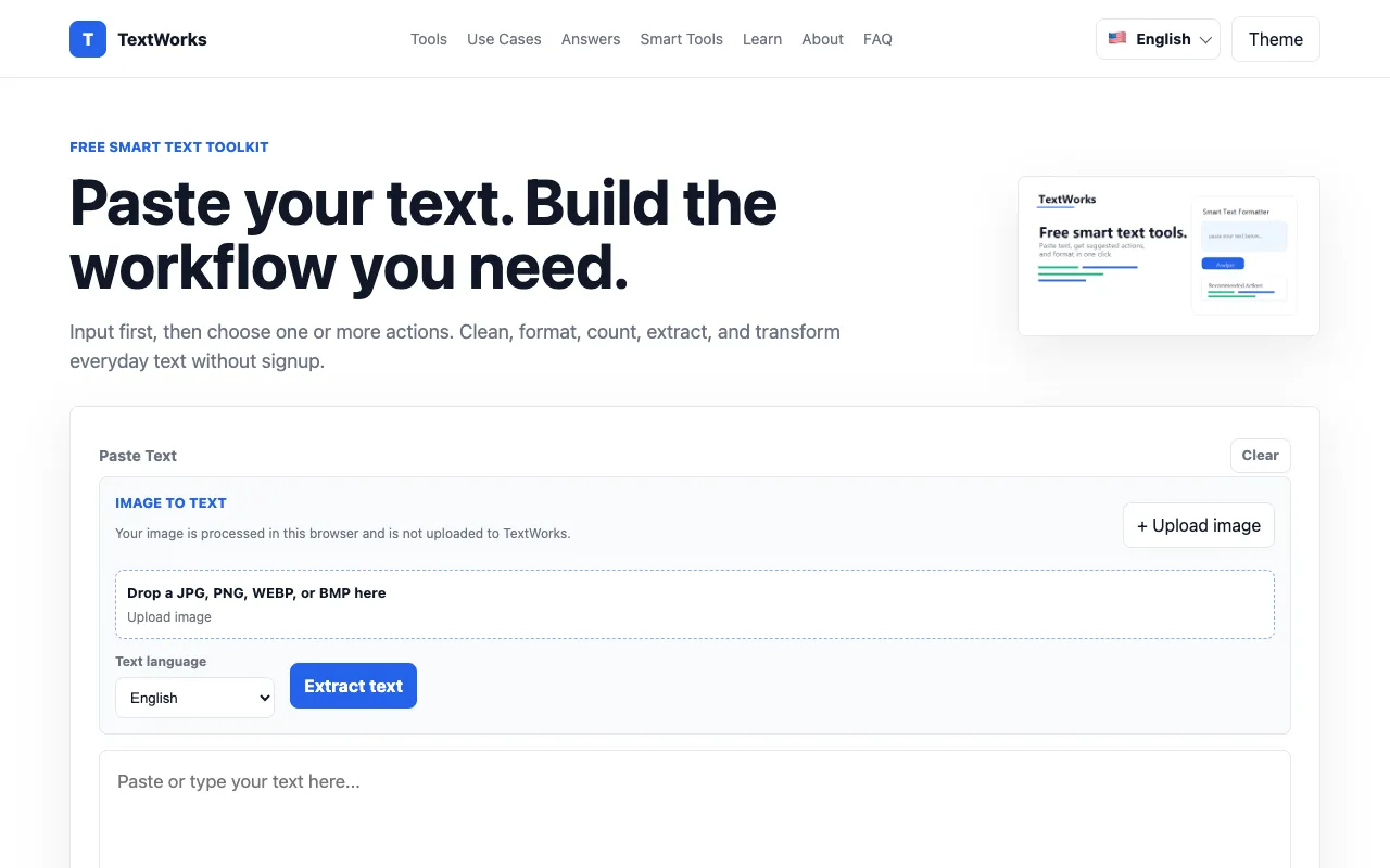 Screenshot of Text Tools Suite