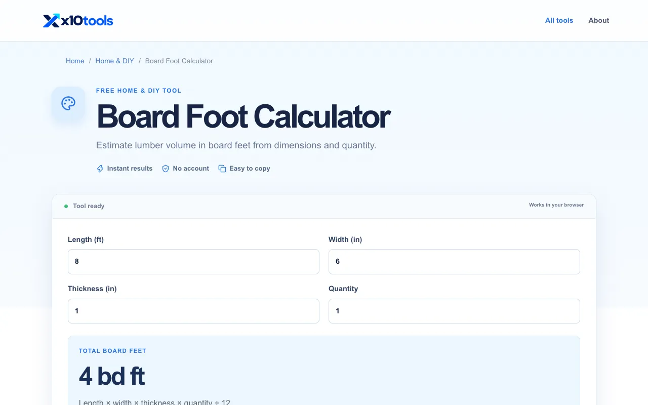 Screenshot of X10Tools
