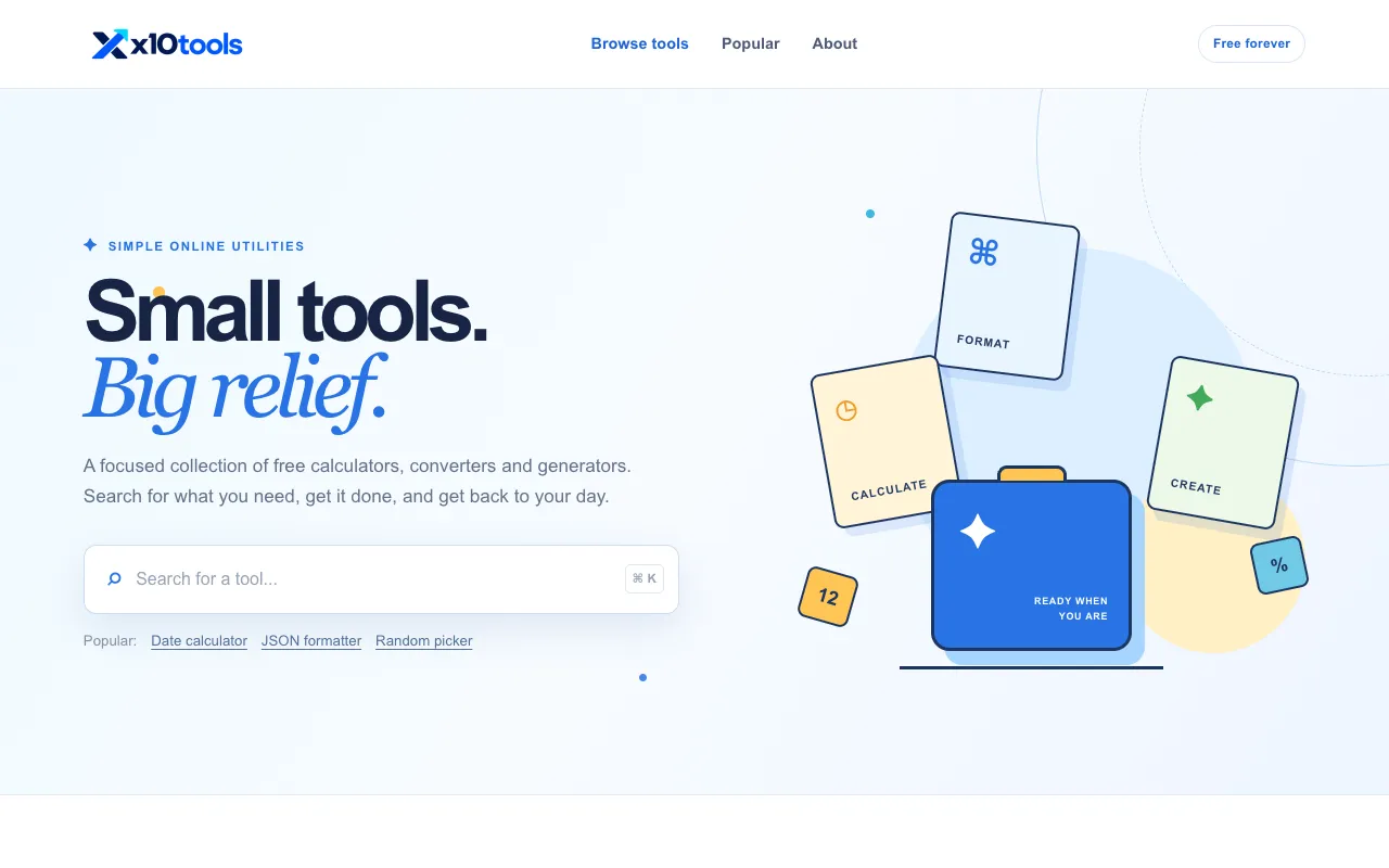 Screenshot of X10Tools