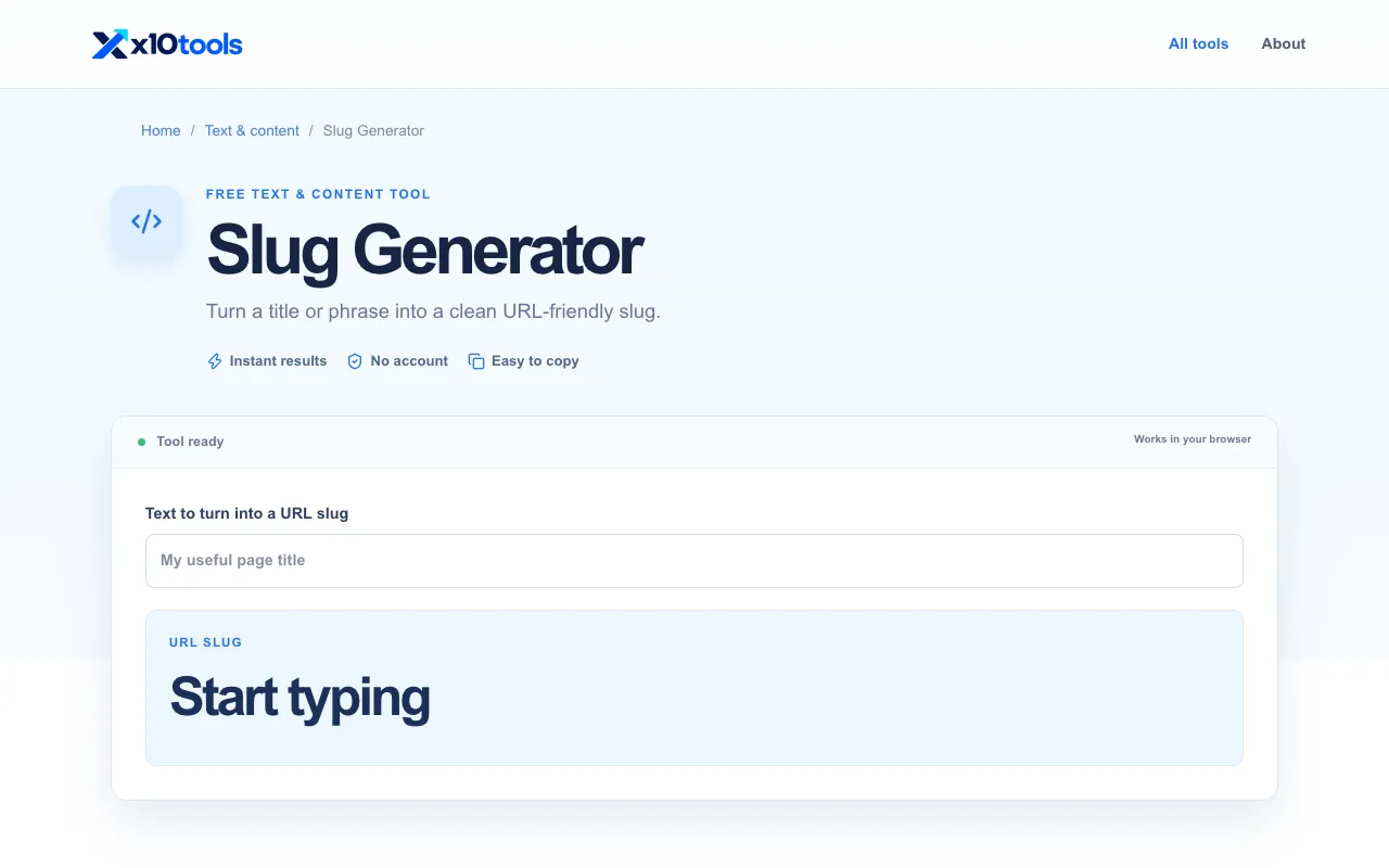 Screenshot of X10Tools
