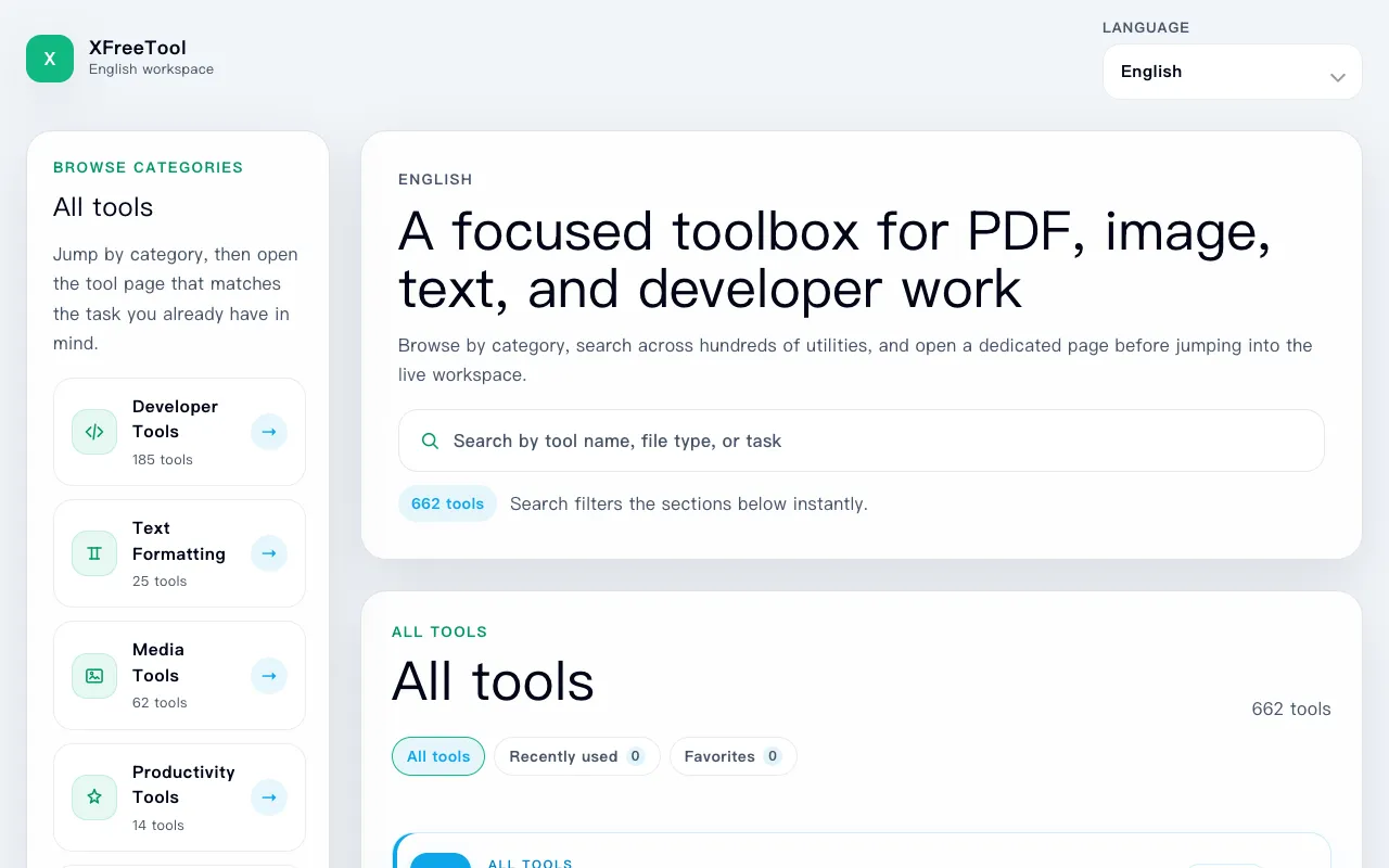 Screenshot of XFreeTool