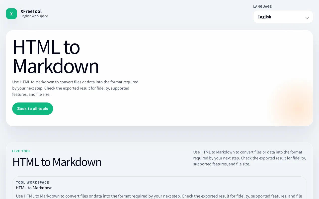 Screenshot of XFreeTool