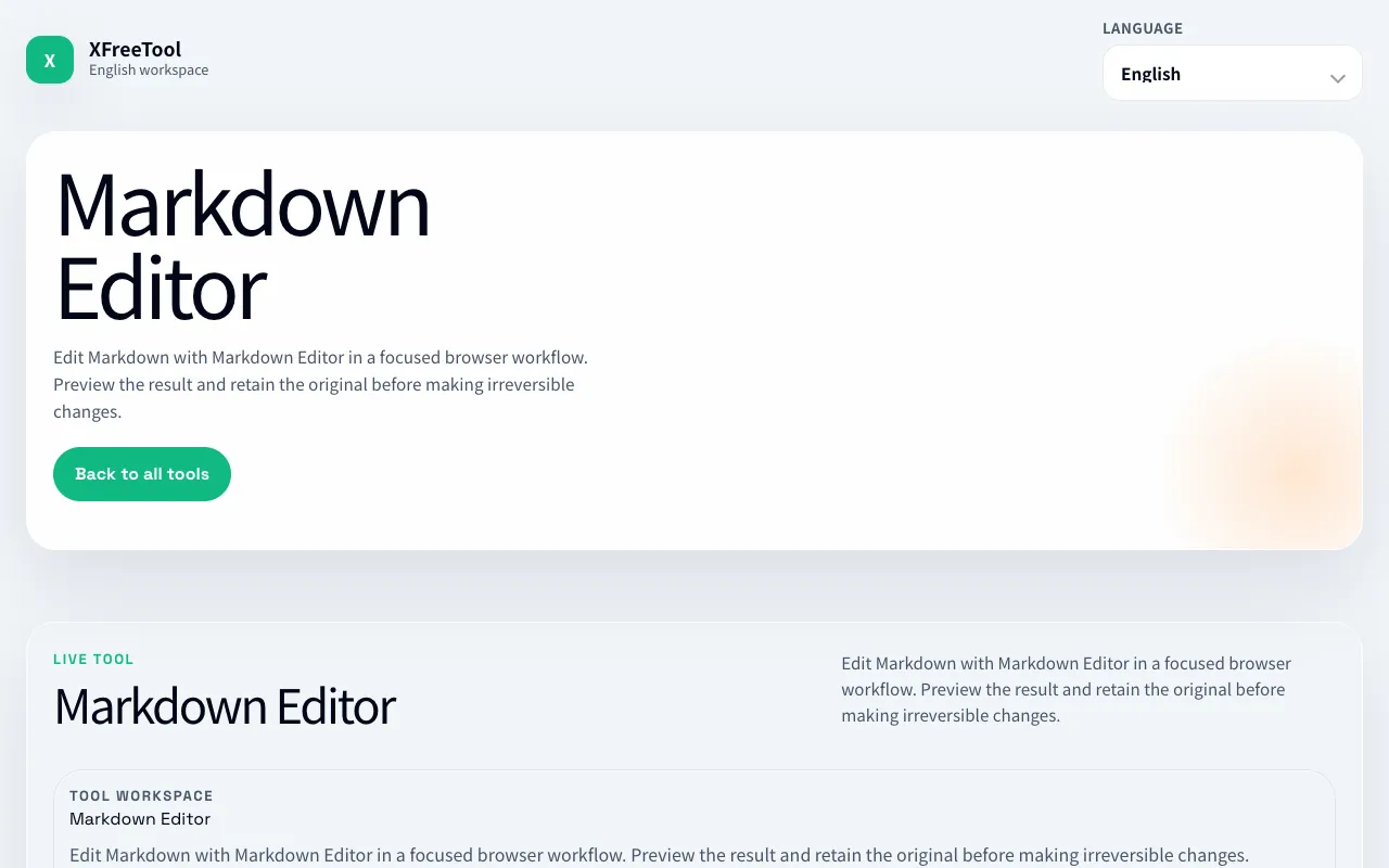 Screenshot of XFreeTool